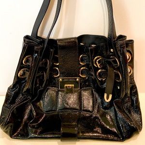 Jimmy Choo Patent Leather Shoulder Bag